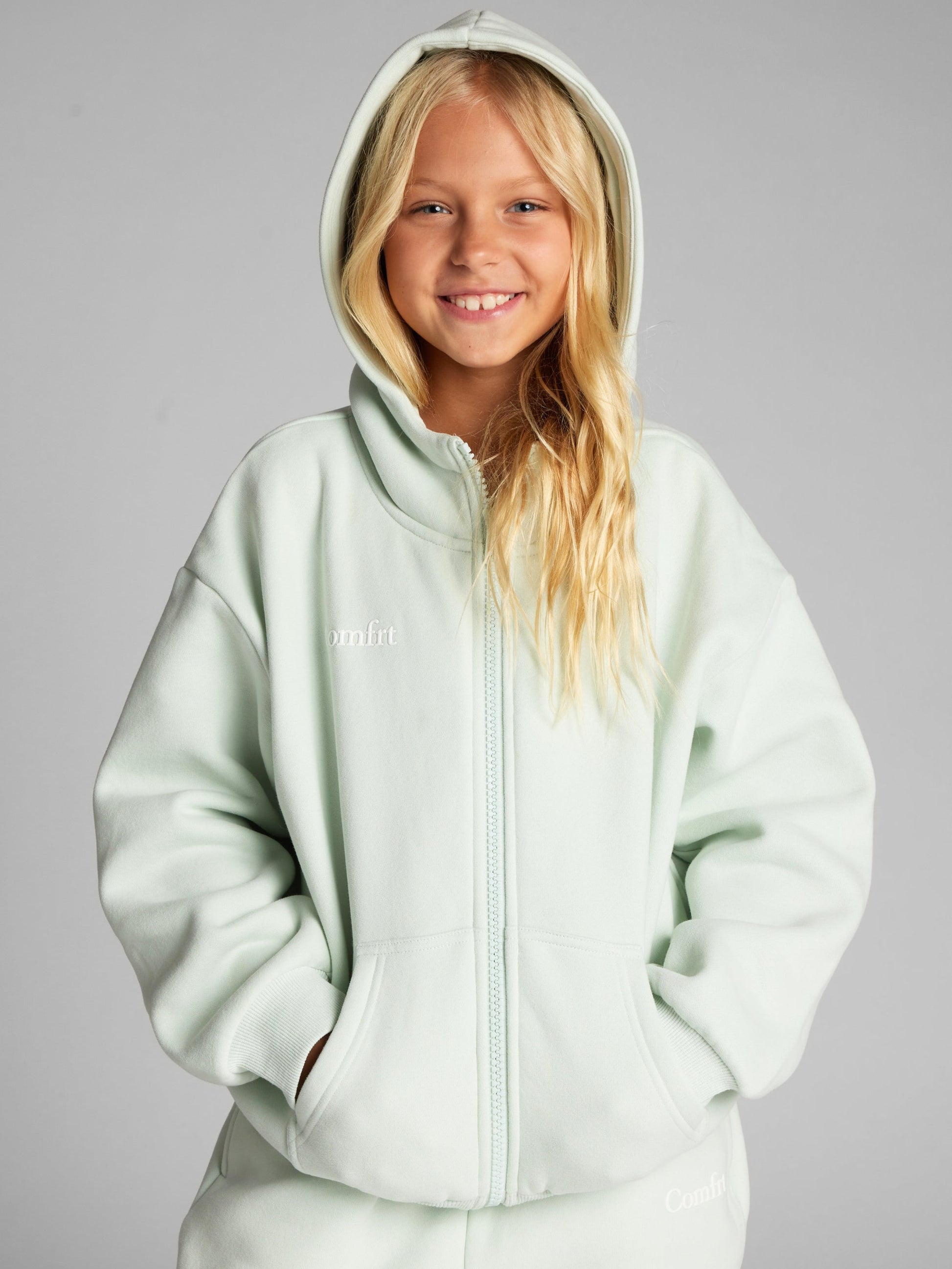 Cloud Zip Kids Hoodie